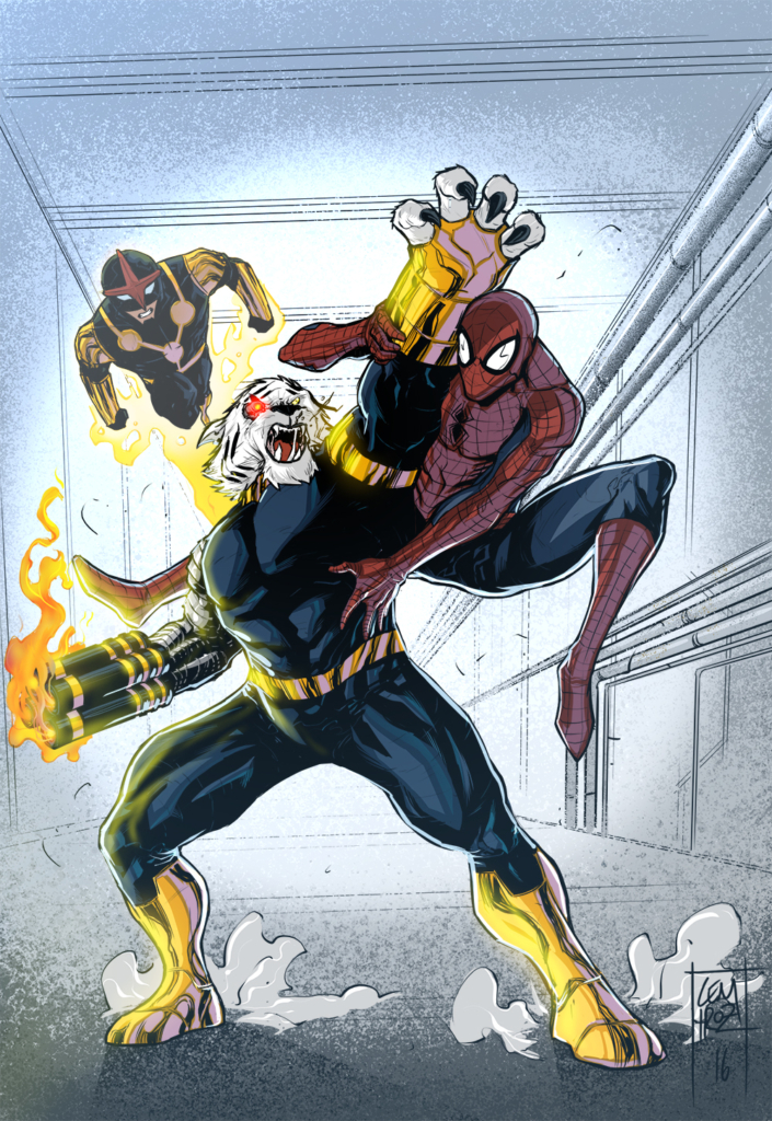 Amazing Spider-Man and Nova VS Titus 03