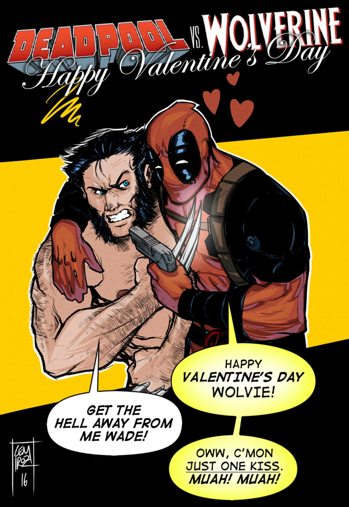 Deadpool VS Wolverine - Happy Valentines Day - 4 Finished